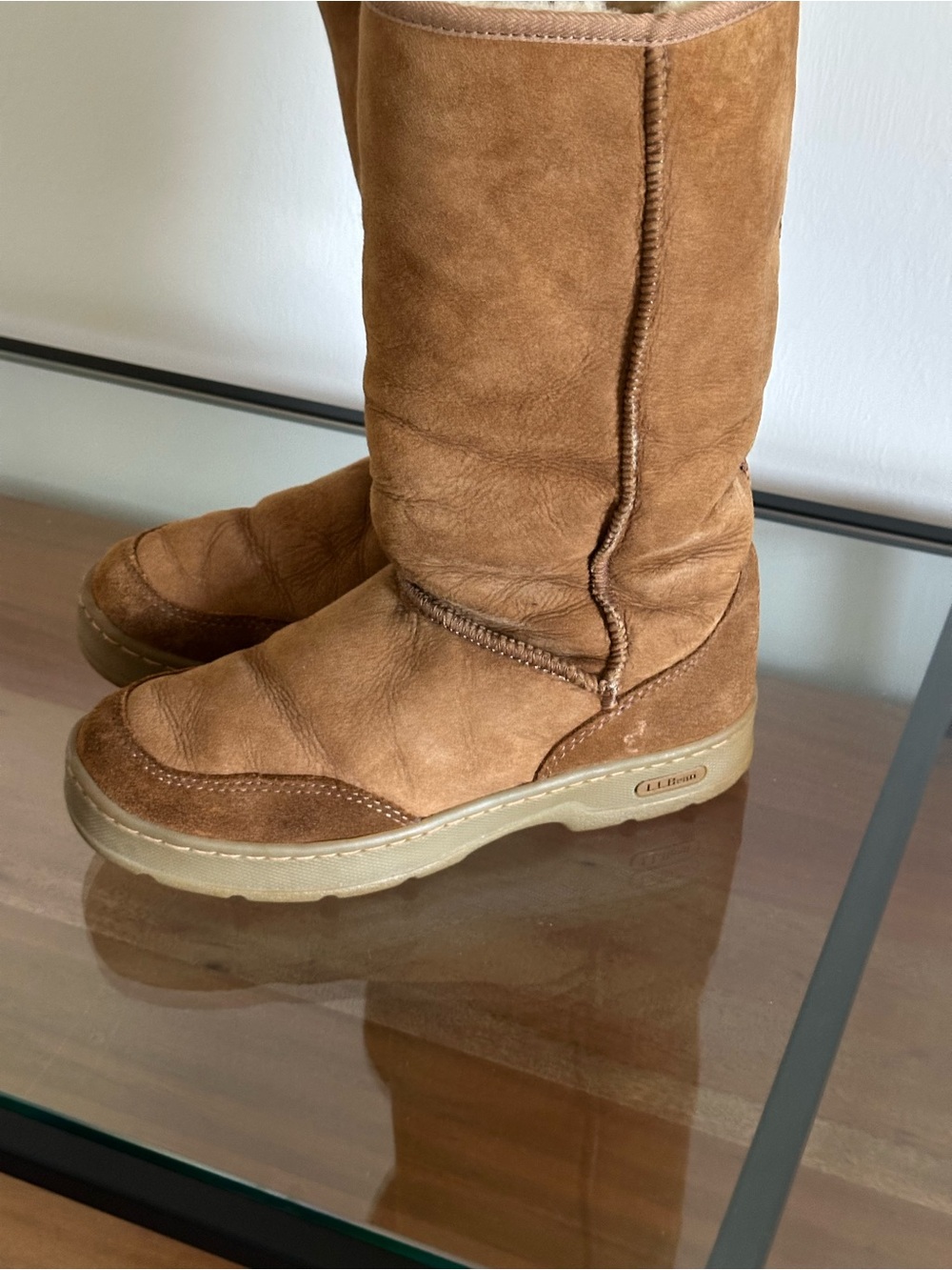 L.L.Bean Wicked Good Lodge Pull On Boots Size 8 Medium - Picture 3 of 8